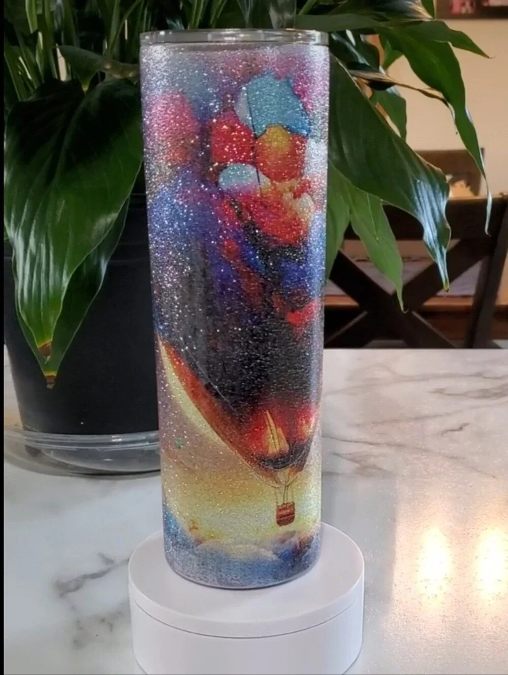 Hot Air Balloons 30 oz Glitter Tumbler 🎉sale